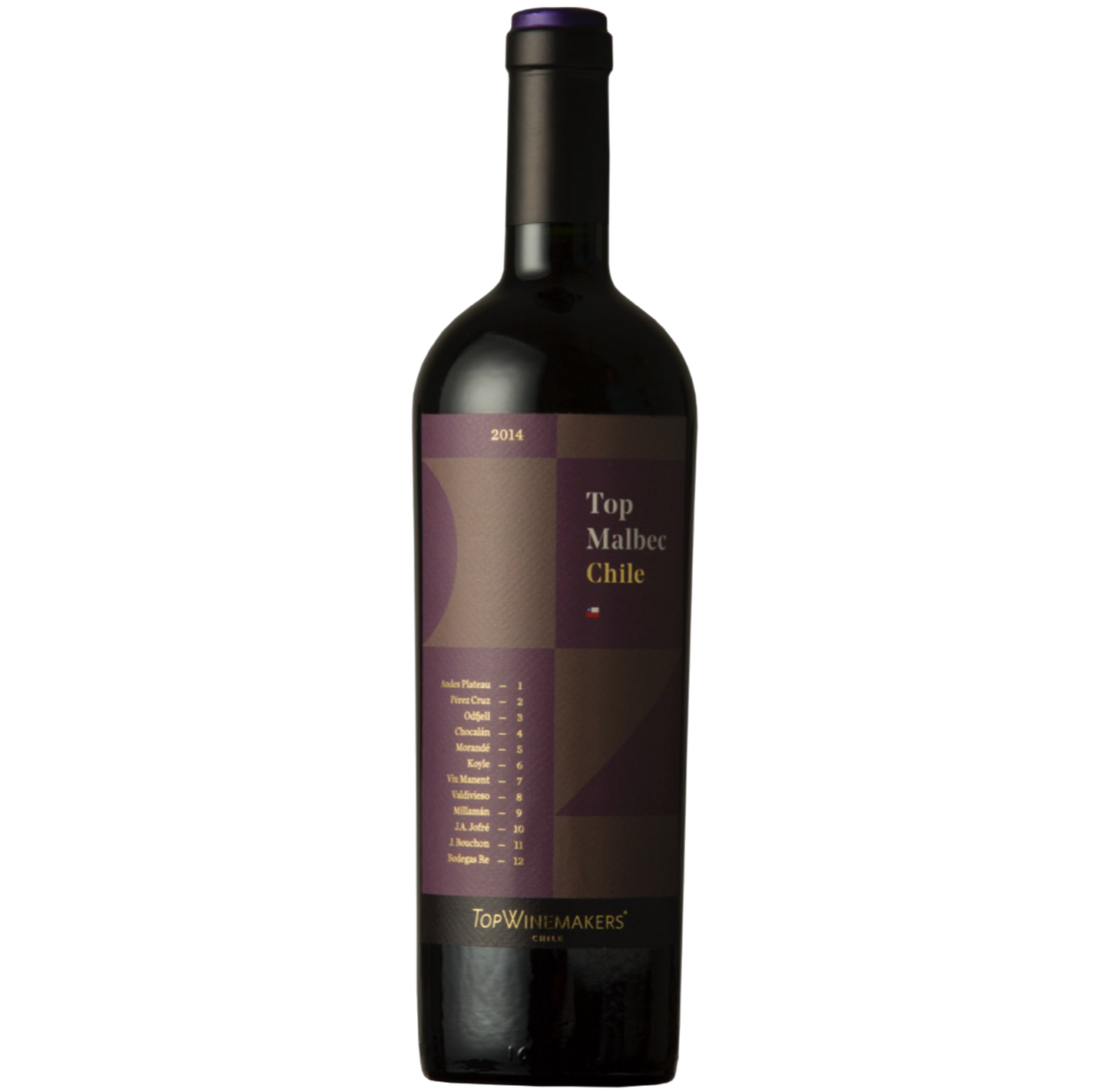 TOP MALBEC CHILE RED WINE 750ML