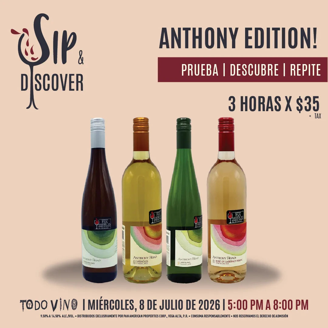 Sip & Discover ANTHONY ROAD EDITION
