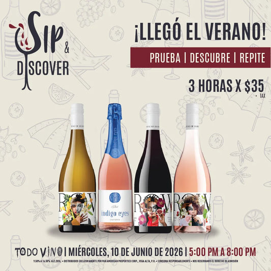 Sip & Discover: ¡Llegó el Verano! 