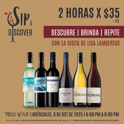 Sip & Discover – Oct. 8th| Rathbone & Banville Wines 