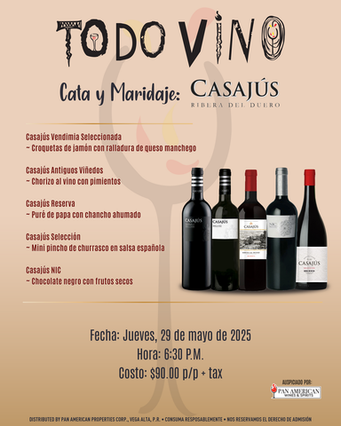 Degustacion Maridaje Casajus