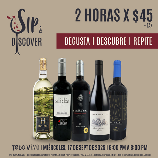 Sip & Discover – 17 de septiembre