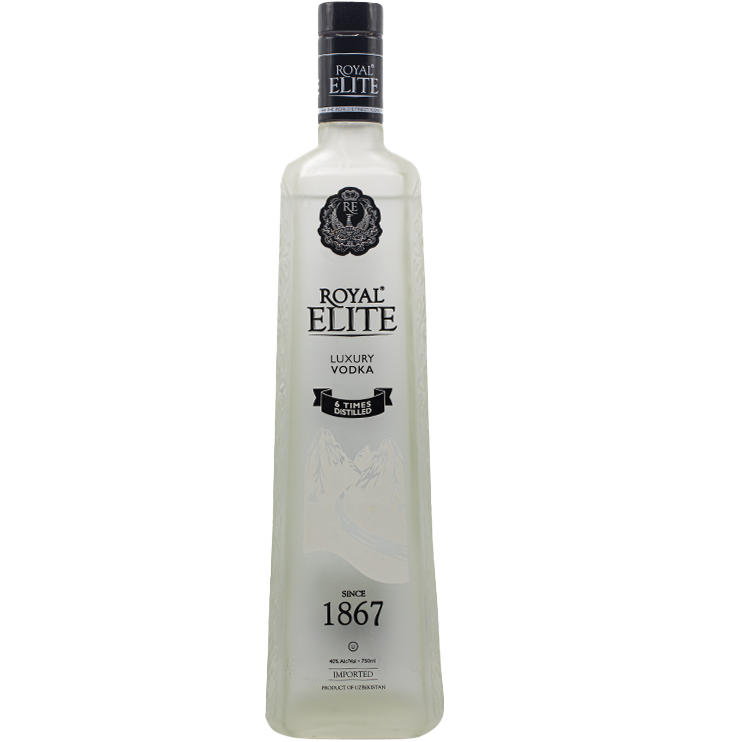 ROYAL ELITE BLACK VODKA 750ML