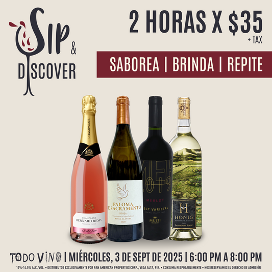 Sip & Discover – September 3